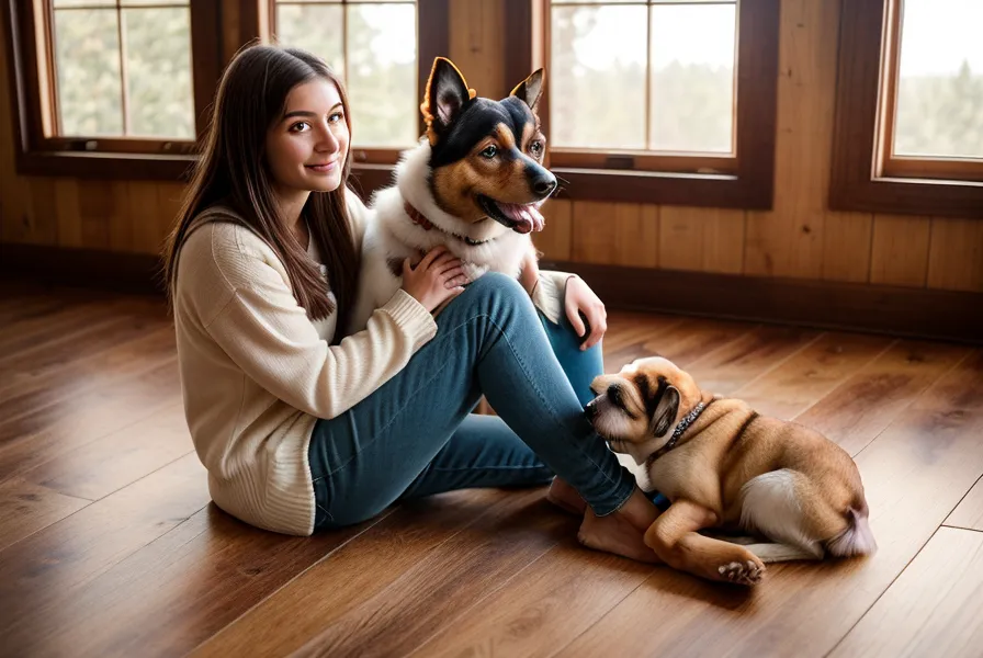 Gros plan des pattes d'un chien senior posées sur un matelas orthopédique ferme, pensé pour le confort articulaire